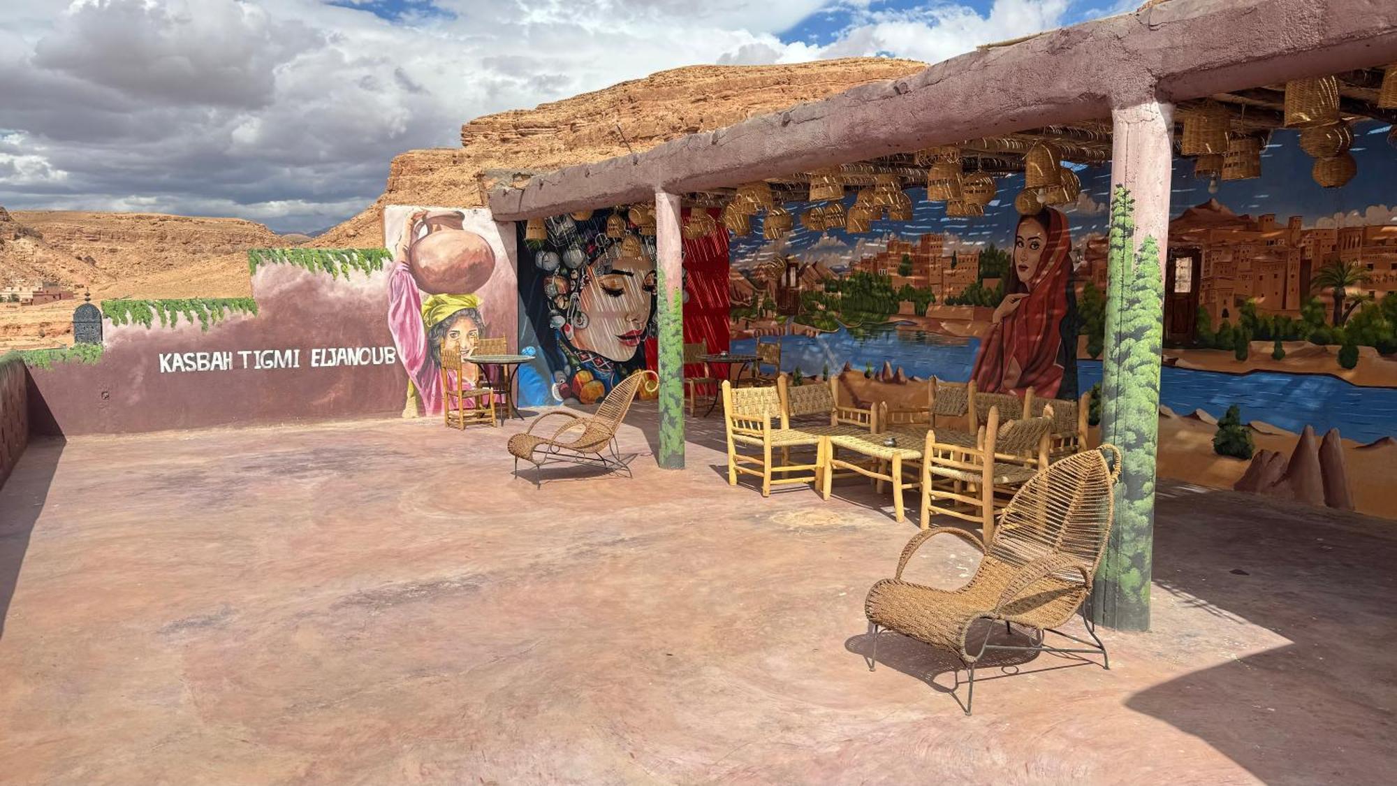 Hotel Kasbah Tigmi El Janoub Ait Benhaddou Exterior foto