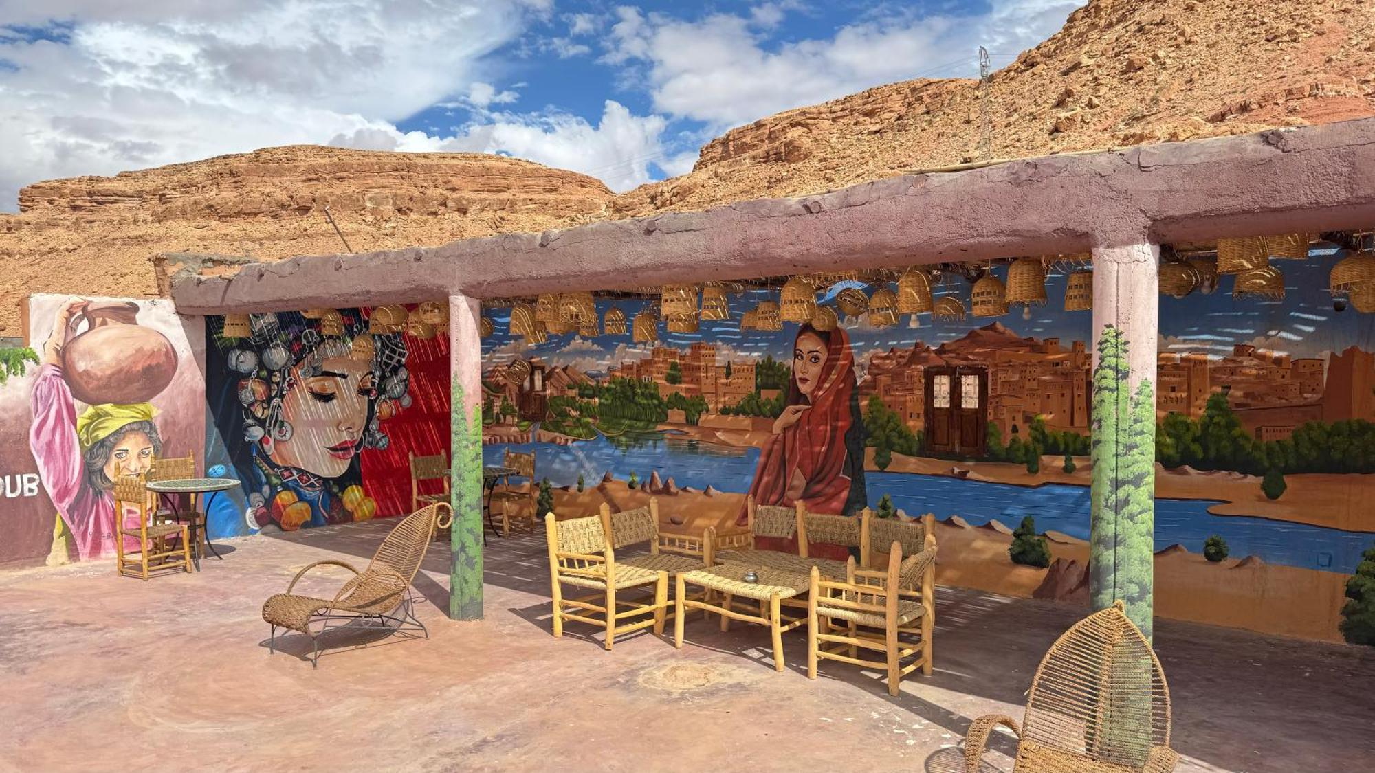 Hotel Kasbah Tigmi El Janoub Ait Benhaddou Exterior foto